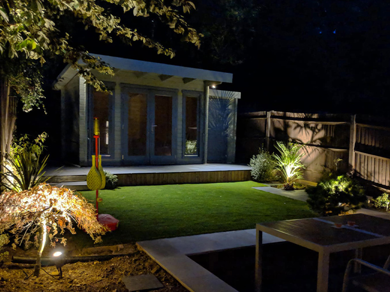 anti glare garden lighting in warwickshire