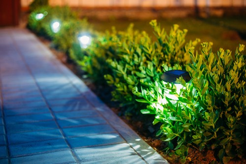 garden lighting electrician in warwickshire